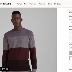 Club Monaco 100% wool sweater